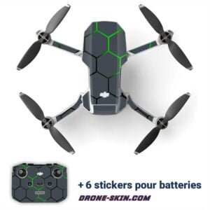 Autocollant-Sticker-Skin-pour-drone-DJI-mini-Hexagones