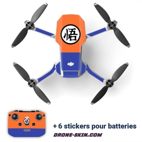 Autocollant-sticker-Skin-pour-drone-DJI-mini-Japan-Fly