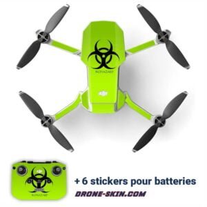 Skin-autocollant-sticker-pour-drone-DJI-mini-Biohazard