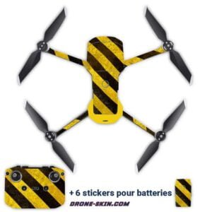 Sticker-skin-autocollant-pour-drone-DJI-Mavic-Air-2-Danger