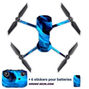 Autocollant-cover-sticker-skin-pour-DJI-MAvic-Air-2-Blue-smoke