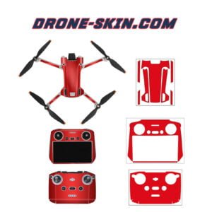 Protection-Skin-sticker-Pour-drone-DJI-Mini-3-Pro-Red-Flash