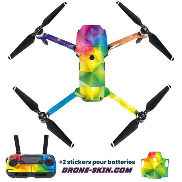 Protection-Stickers-Autocollants-Mavic-Pro-Geometrics-Colors