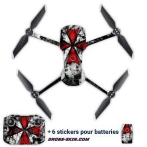 Protection-sticker-autocllant-drone-DJI-MAvic-Air-2-Red-Cross