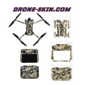 Skin-Sticker-Autocollant-Drone-DJI-Mini-3-Pro-Désert-Camouflage