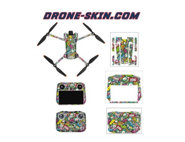 Skins-stickers-DJI-Mini-3-Pro-Urban-Jungle