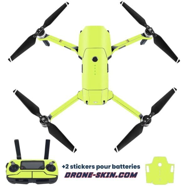 Sticker-Autocollant-Skin-pour-drone-DJI-mavic-Pro-Super-Yellow