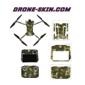 Sticker-Skin-Autocollant-drone-DJI-mini-3-Pro-Green-Camouflage