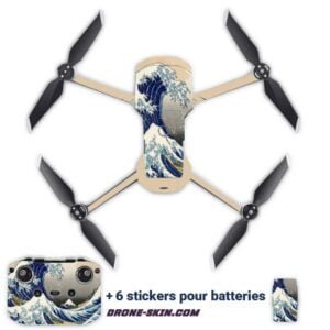 Sticker-skin-autocollant-pour-drone-DJI-mavic-air-2-Ocean
