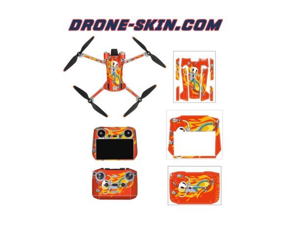 Sticker-skin-drone-DJI-mini-3-Pro-Skate-or-die