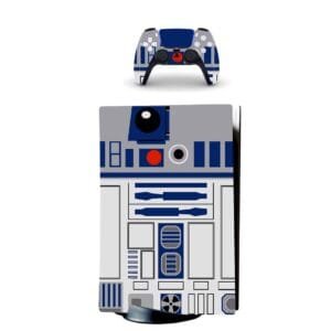 Skin-Sticker-Autocollant-PS5-R2D2-Star-Wars-Recto