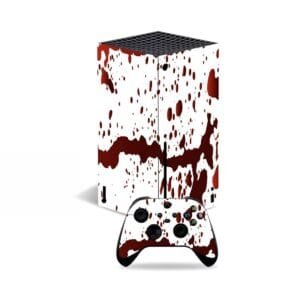 sticker-skin-autocollant-protection-sang-blood-splatter-Xbox-Series-X-Recto